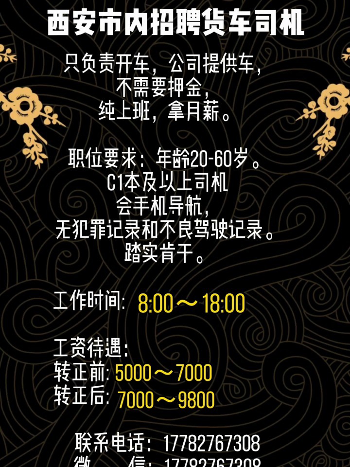 咸阳危运司机最新招聘，职业前景、应聘要求及应聘指南